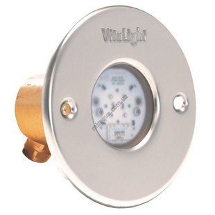 Подводный светодиодный прожектор Vitalight Power-LED 3.0 4/4, 24В, 110 мм, V4A, белый 6000K, 1 890 lumen 4.40400020 фото